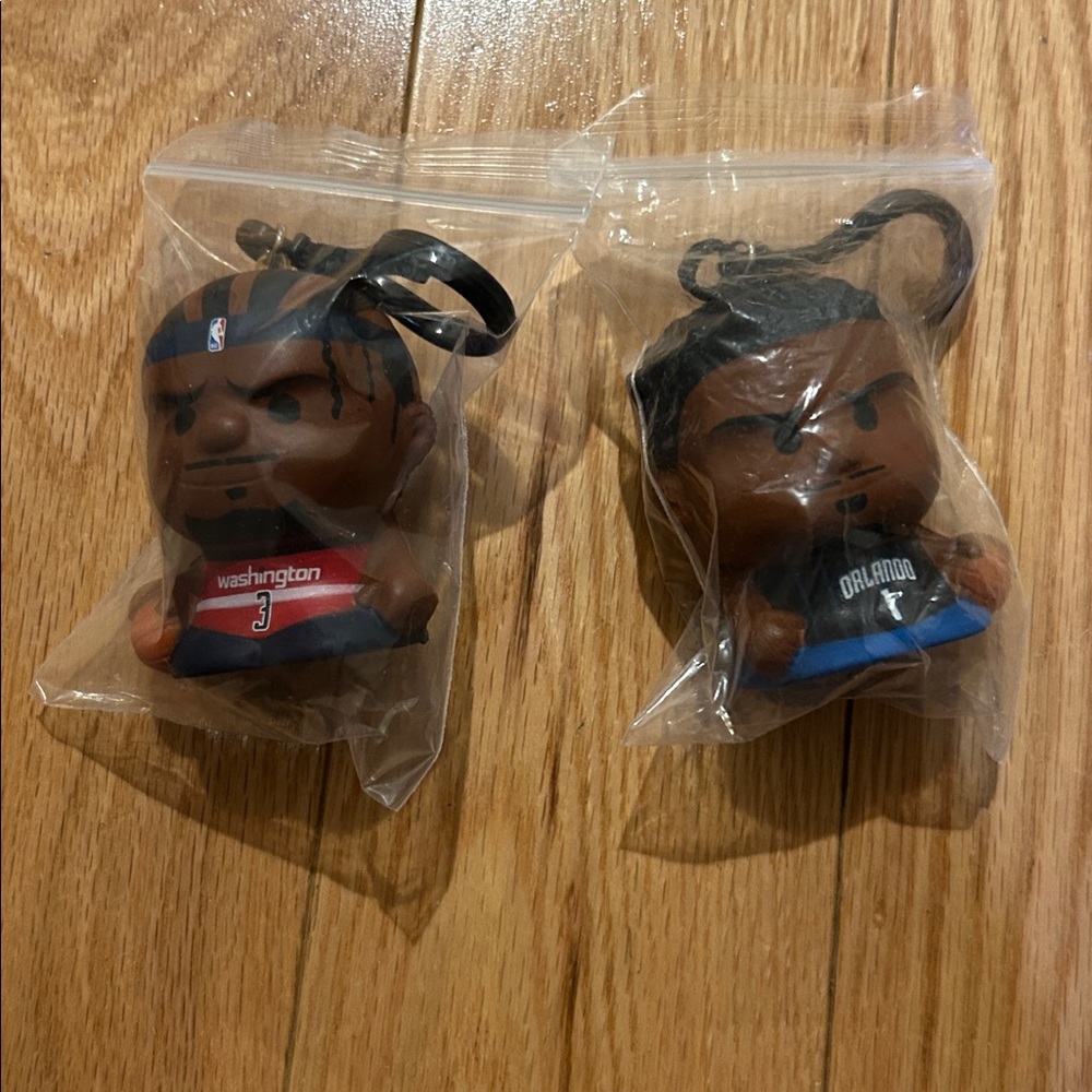 NWOT Squishy Basketball Keychain Isaac Orlando and Beal Washington collectable